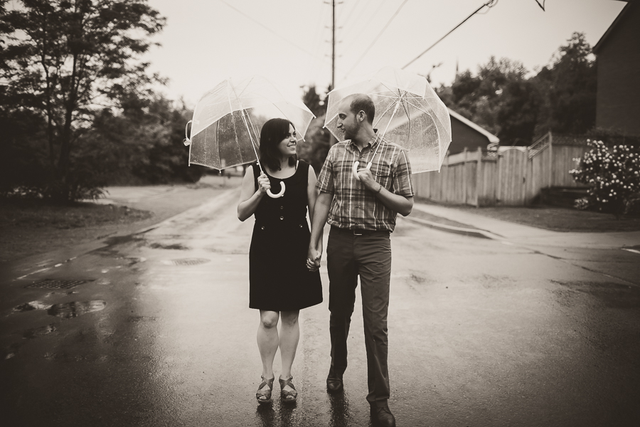 rainy engagement photos, port hope engagement photography, engagement photographer ontario, engagement photographer peterborough, ash nayler photography, ash nayler, ontario wedding photographer