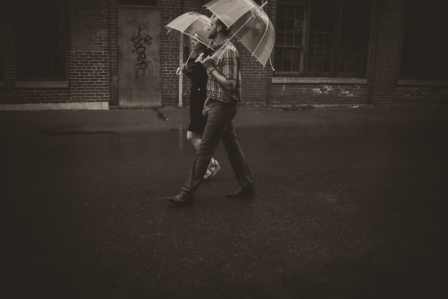 rainy engagement photos, port hope engagement photography, engagement photographer ontario, engagement photographer peterborough, ash nayler photography, ash nayler, ontario wedding photographer