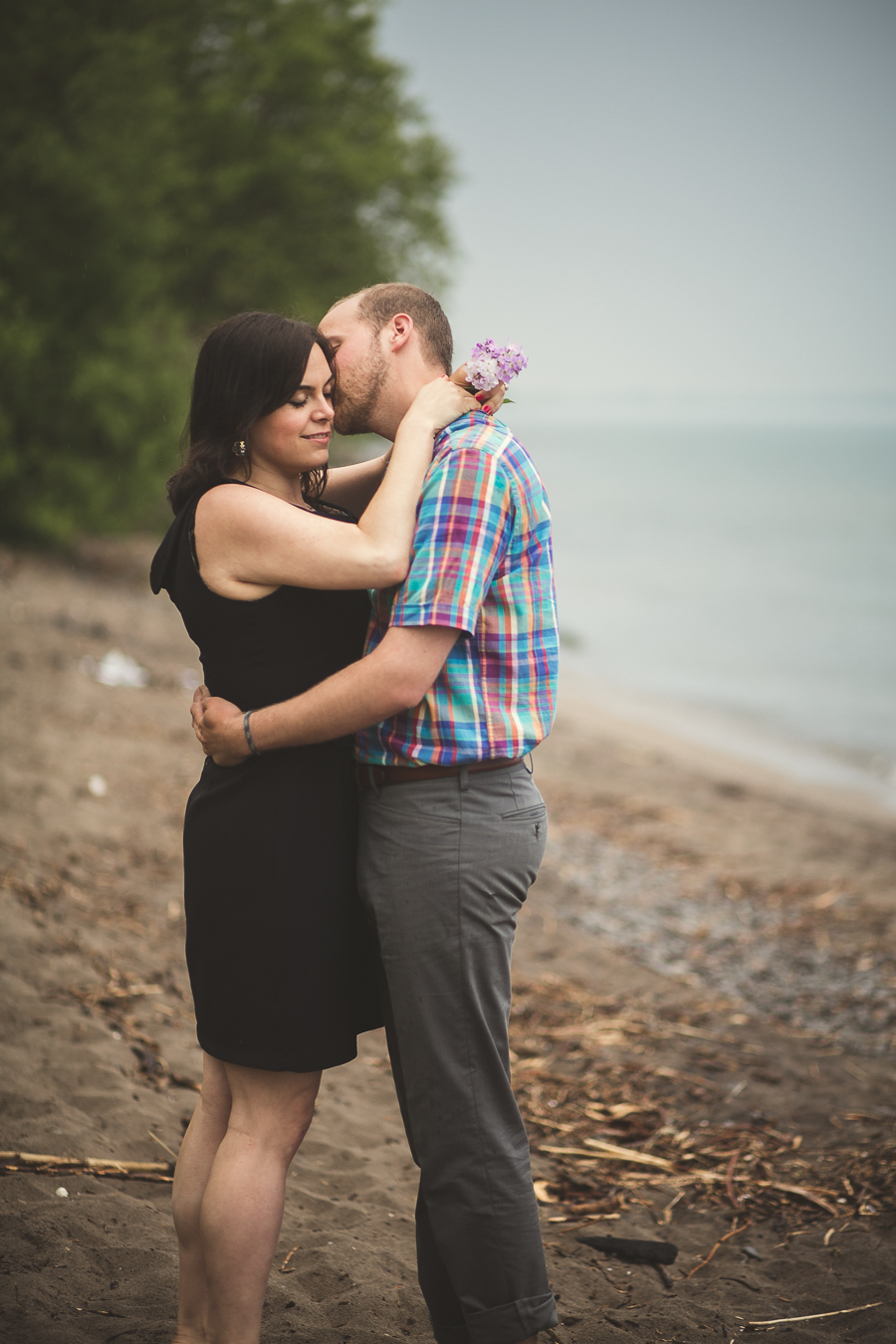 rainy engagement photos, port hope engagement photography, engagement photographer ontario, engagement photographer peterborough, ash nayler photography, ash nayler, ontario wedding photographer