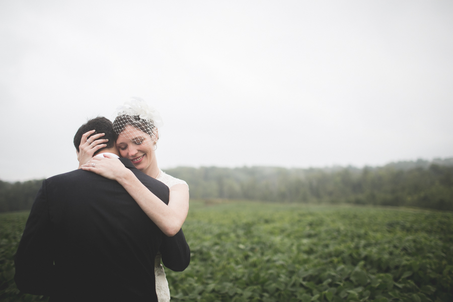 South Pond Farm rainy day wedding