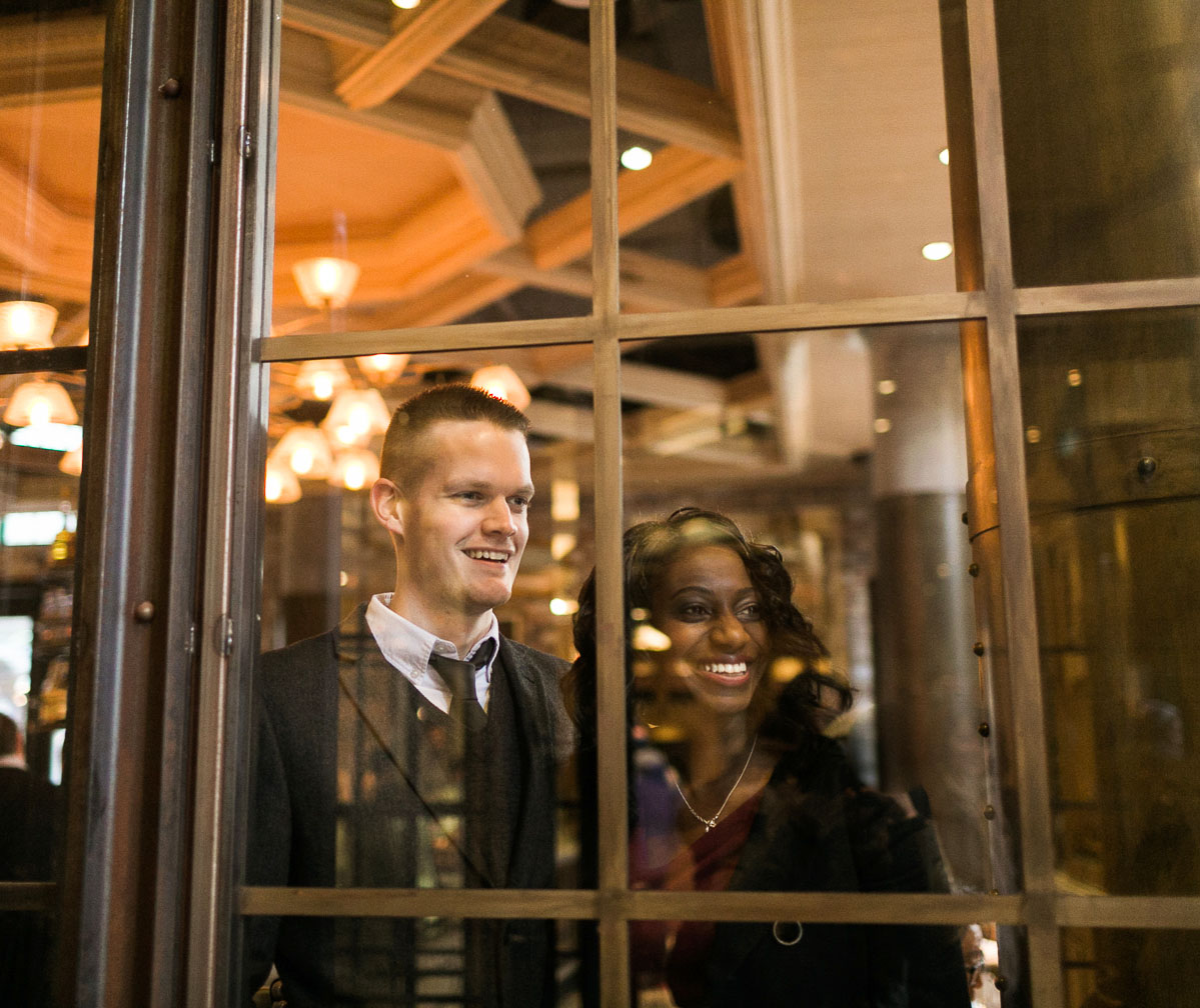 distillery reflection portraits