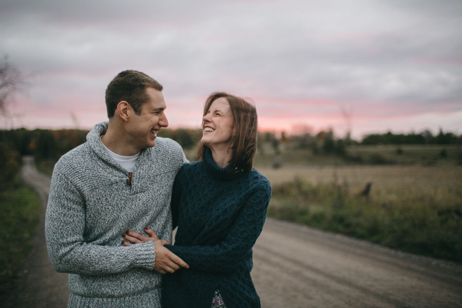 sunrise engagement session