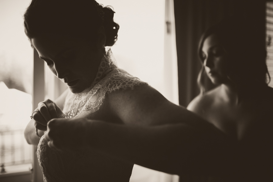 bride getting ready