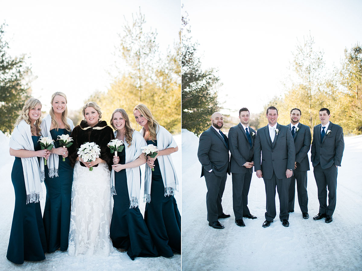 winter wedding peterborough ontario