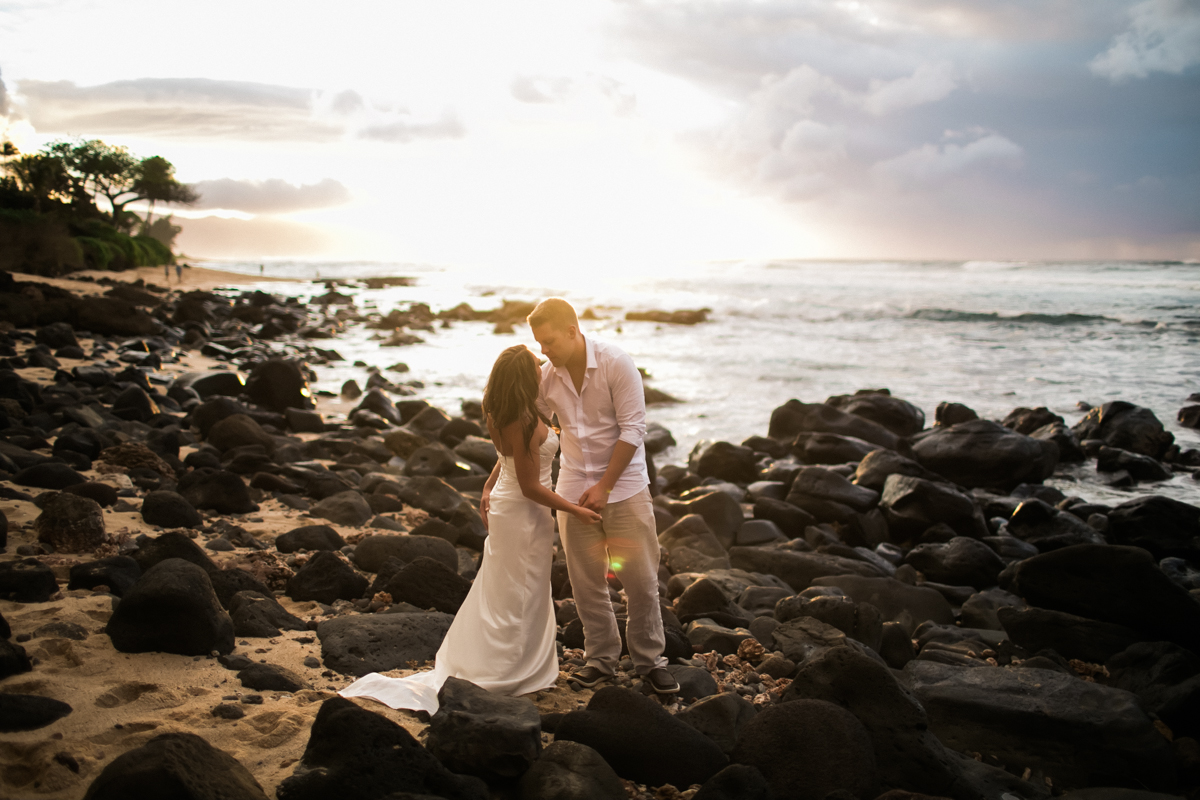 hawaii wedding photography sunset