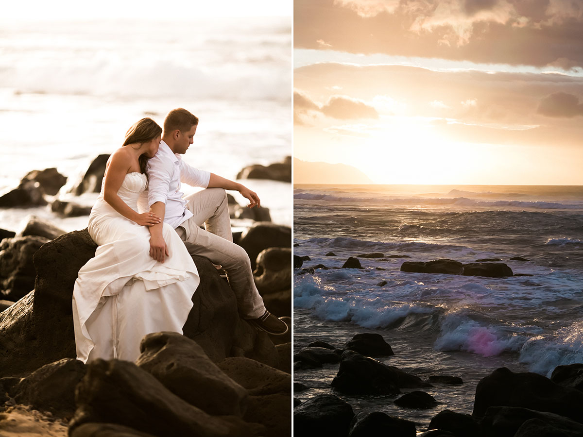 north shore oahu sunset