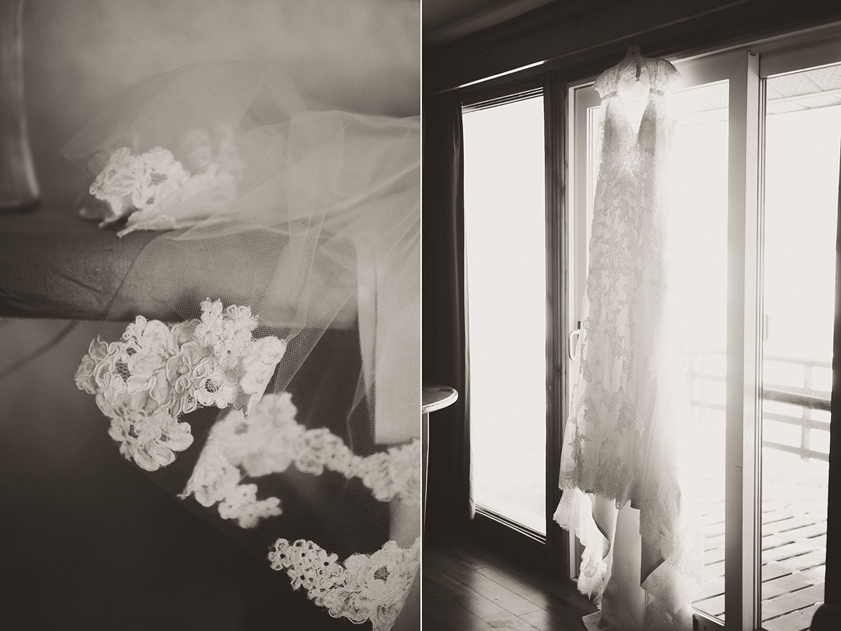 wedding details elmhirst resort black and white