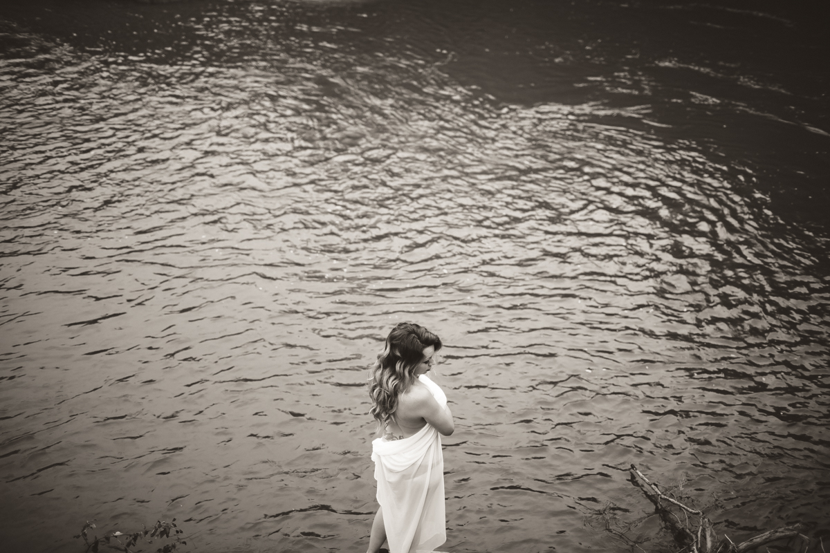 portraits near water