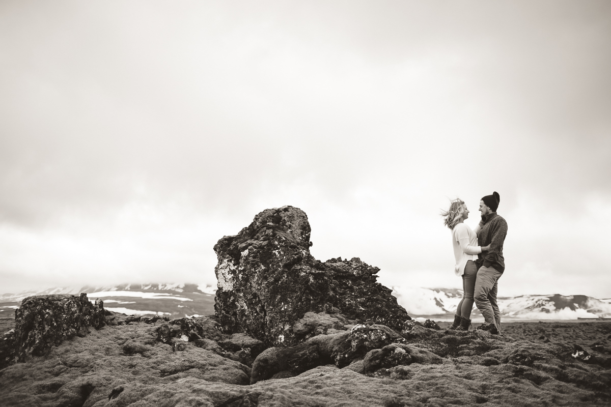 moss covered lava rock portraits