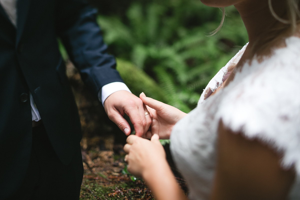 sunshine coast elopement-ring exchange