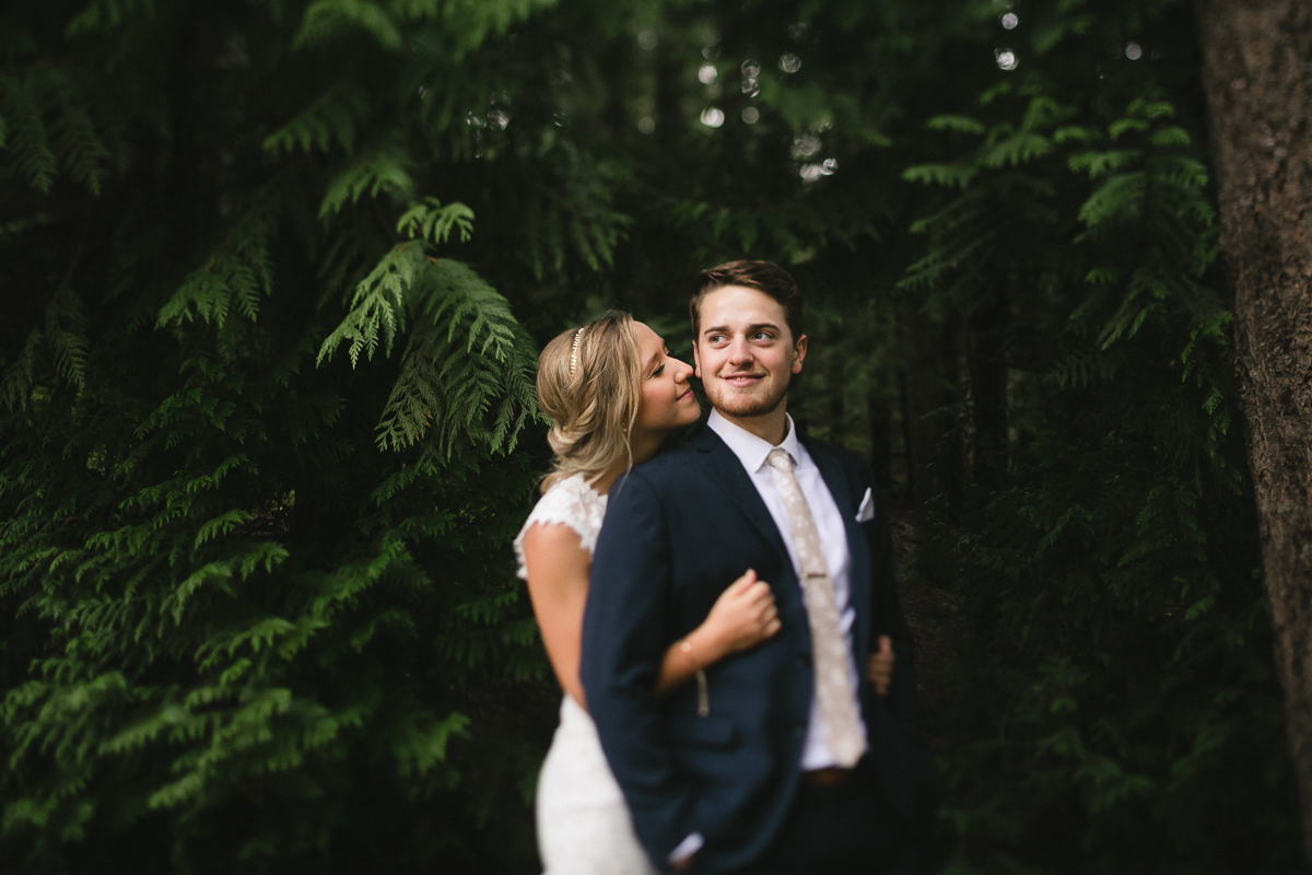 sunshine coast elopement-bride and groom hugging