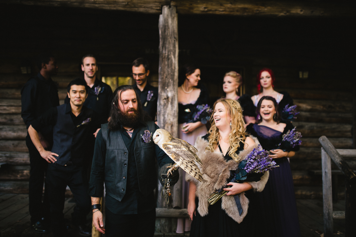 barn owl wedding photography