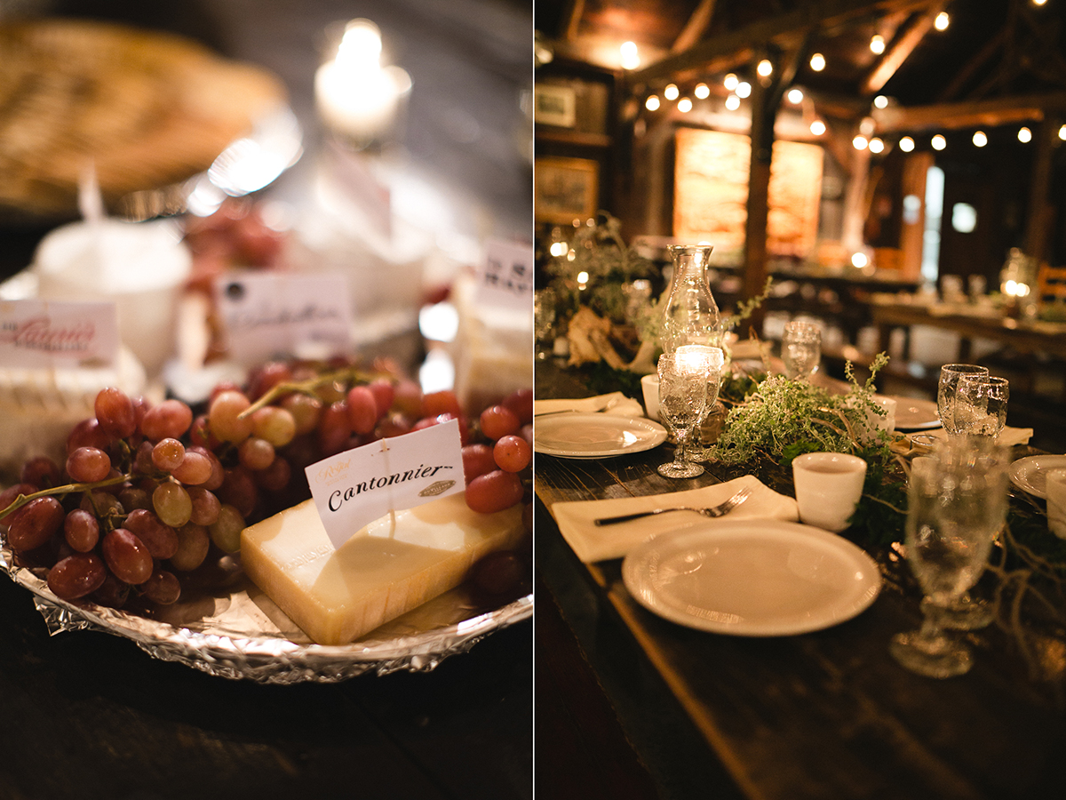 quebec candlelit wedding ceremony