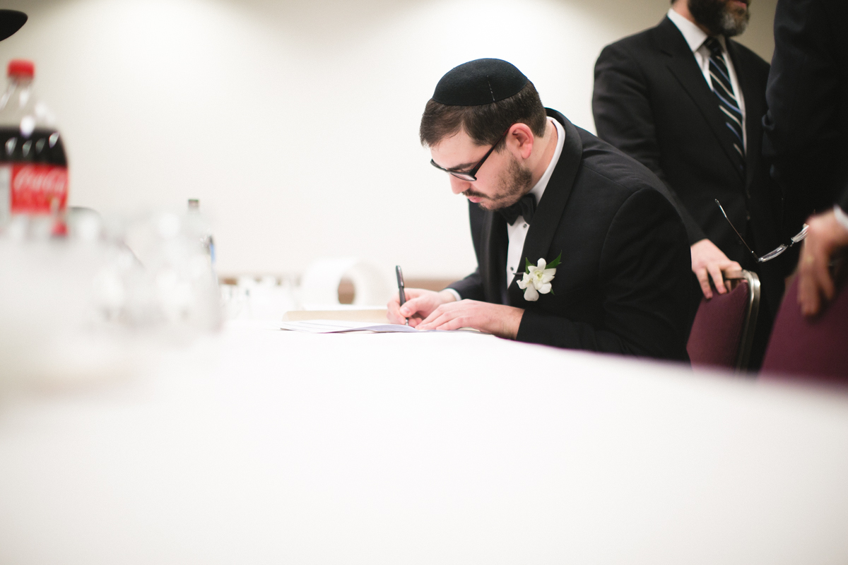 Ketubah ceremony toronto jewish wedding