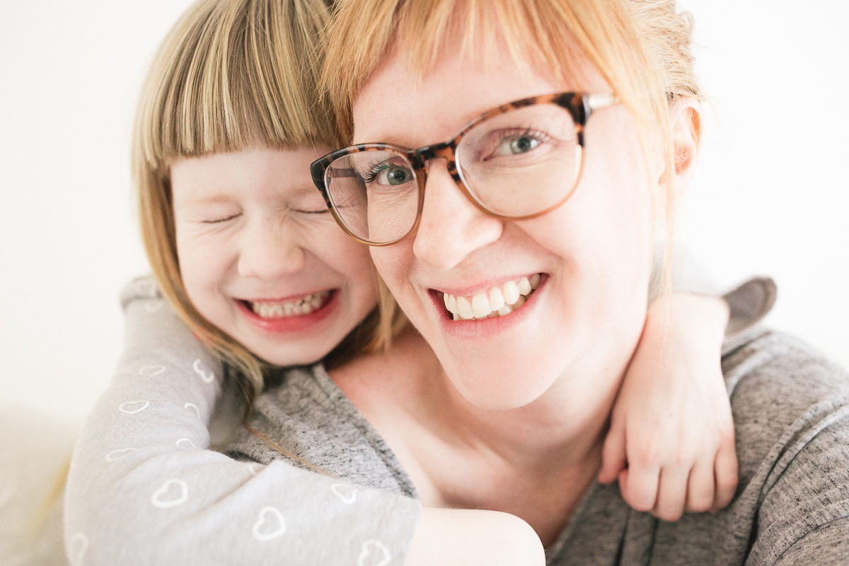 mother daughter self portrait