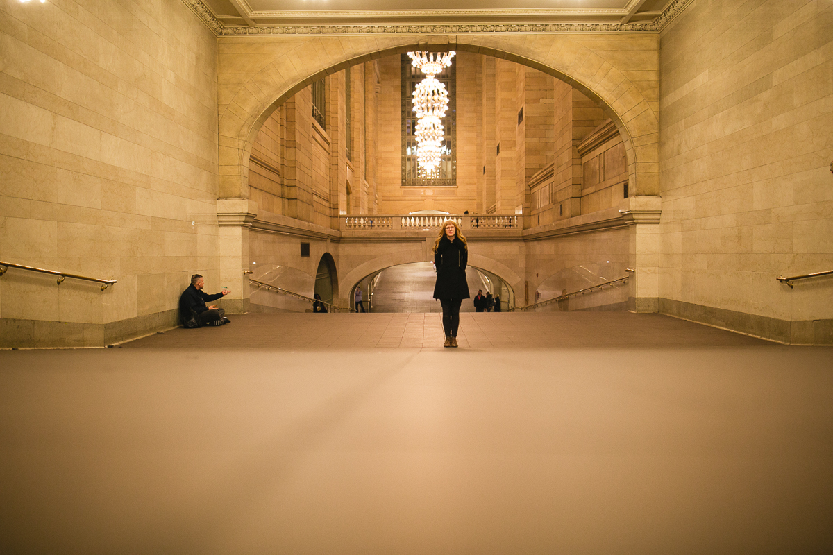 grand central station self portrait