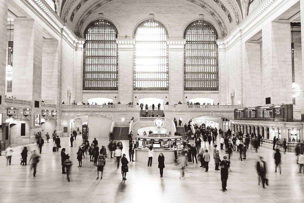 grand central station selfportrait