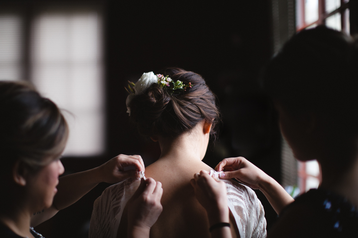 Potrero Hill neighbourhood house wedding