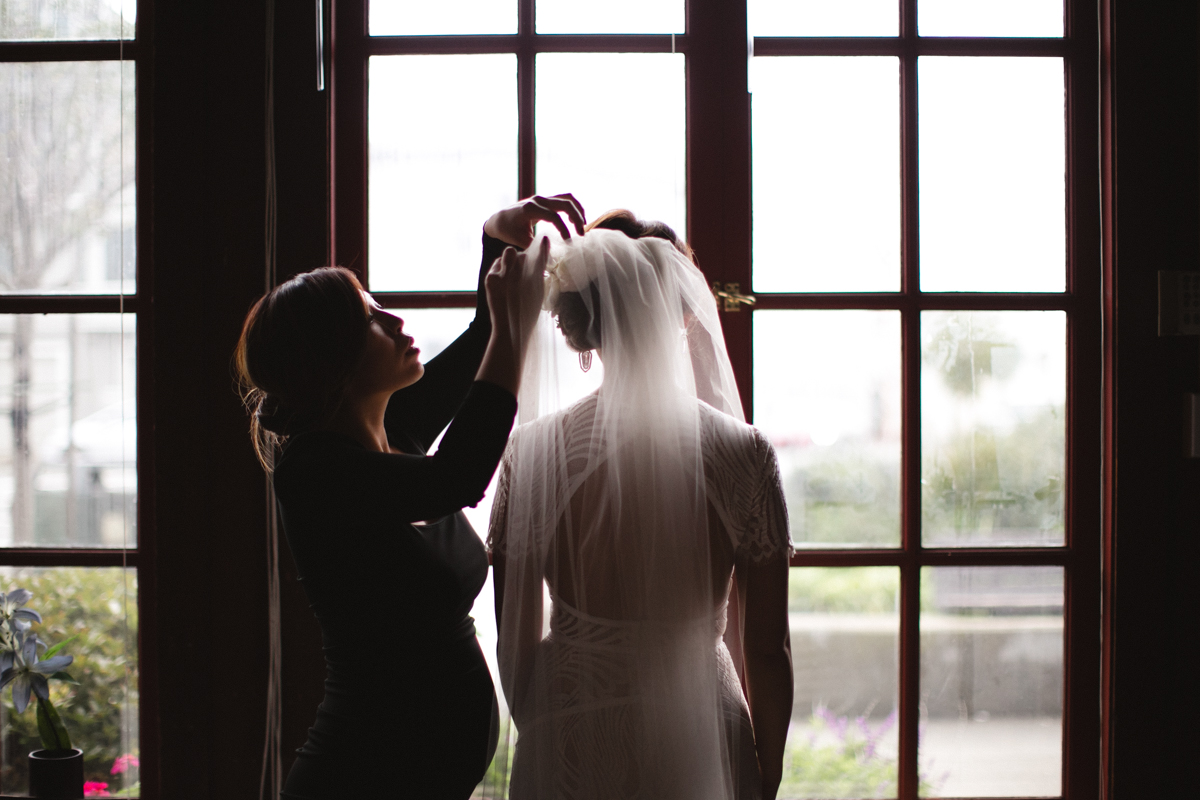 Potrero Hill San Francisco Wedding bride