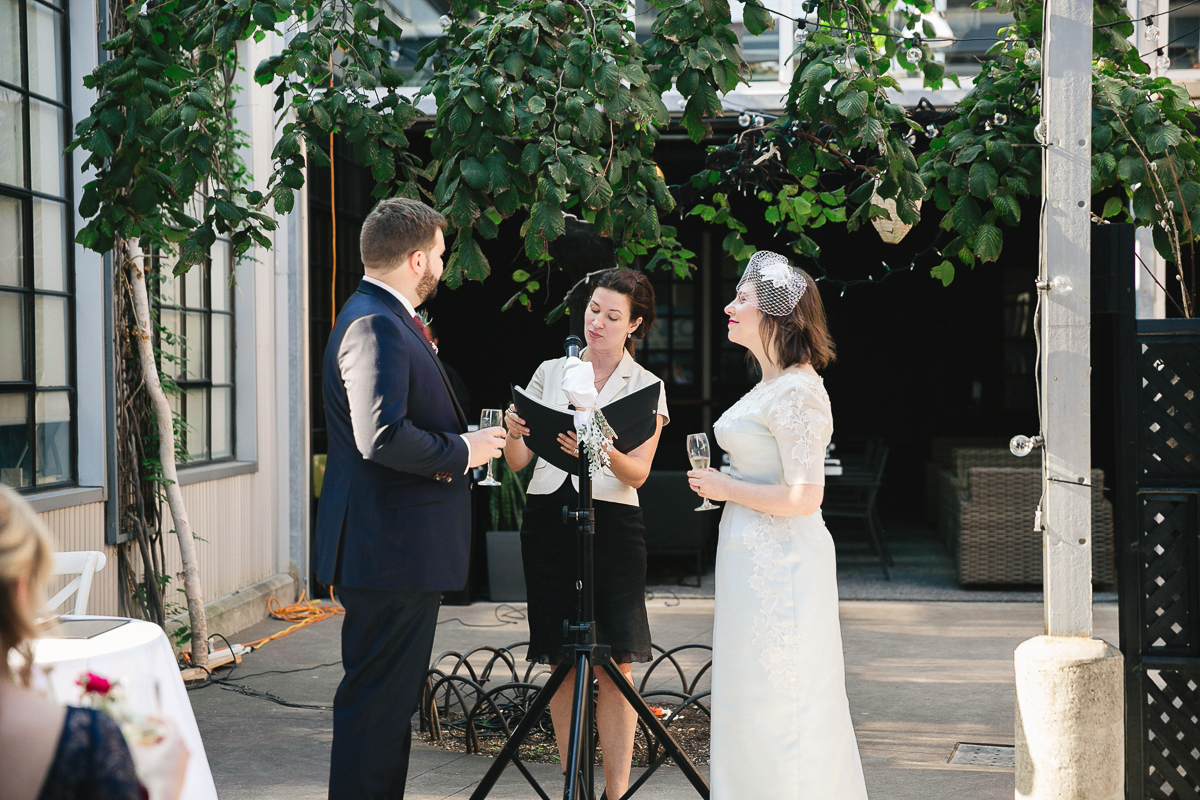 downtown toronto wedding ceremony caffino