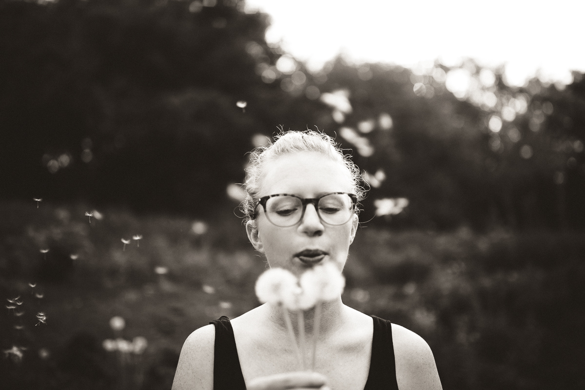 365 day self portrait project dandelion