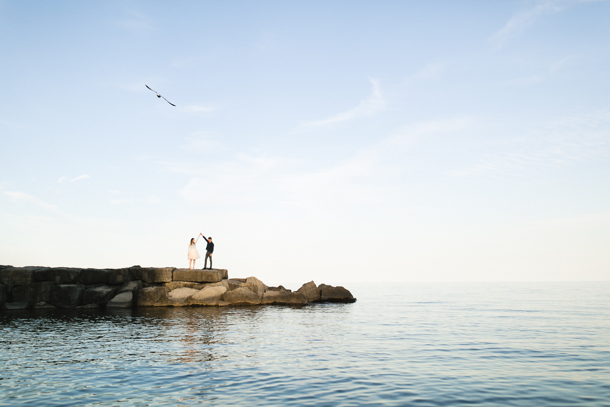 lake ontario engagement photographer