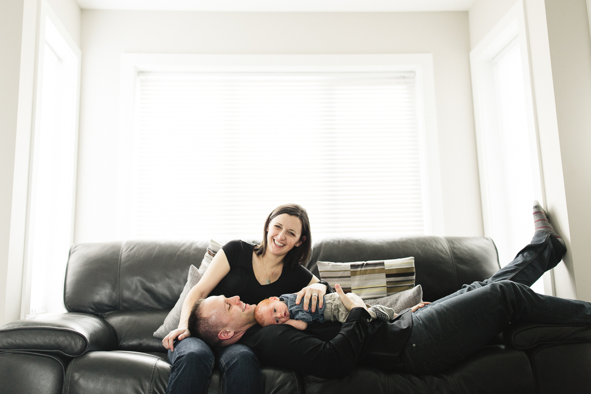 Edmonton Newborn Lifestyle Family Session