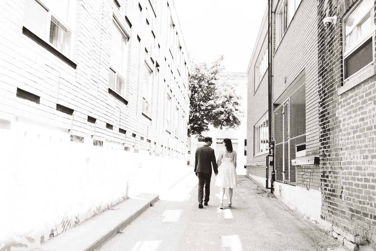 downtown peterborough wedding portraits