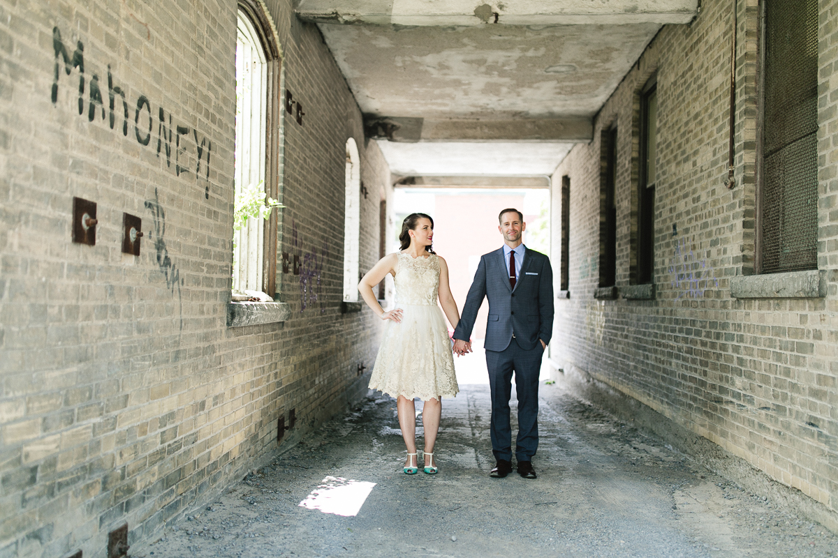 downtown peterborough wedding photography