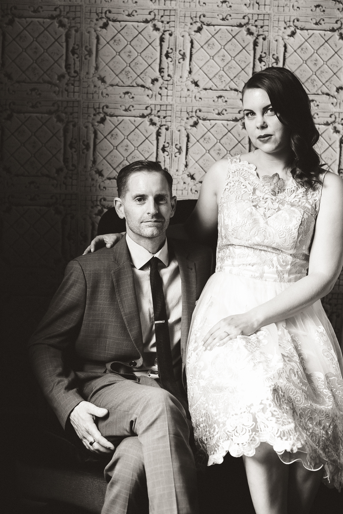 bride and groom george street peterborough studio