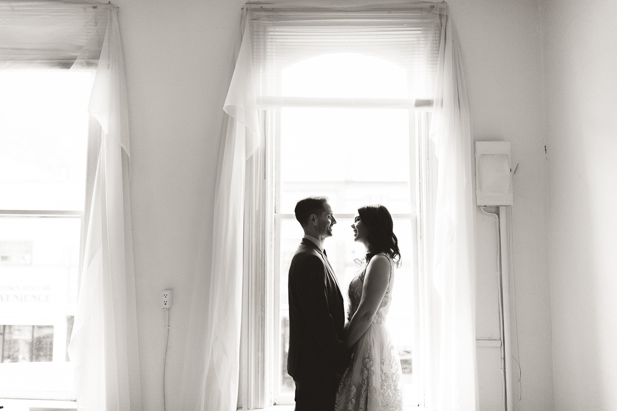 bride and groom george street peterborough studio