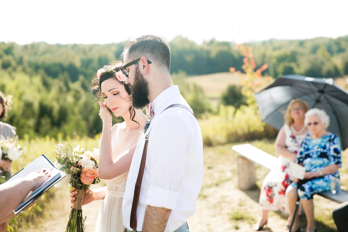 south pond farm wedding ceremony