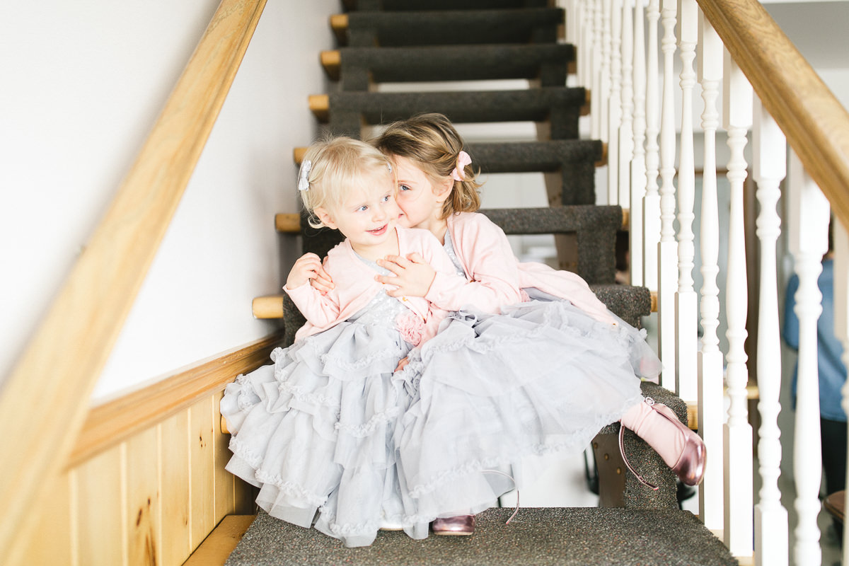 little girls winter wedding