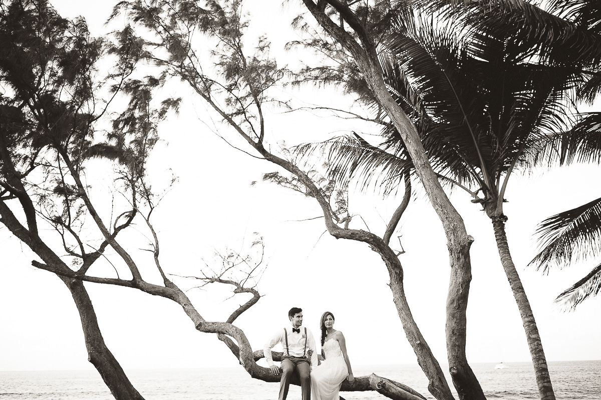 bride and groom pigeon island wedding st.lucia