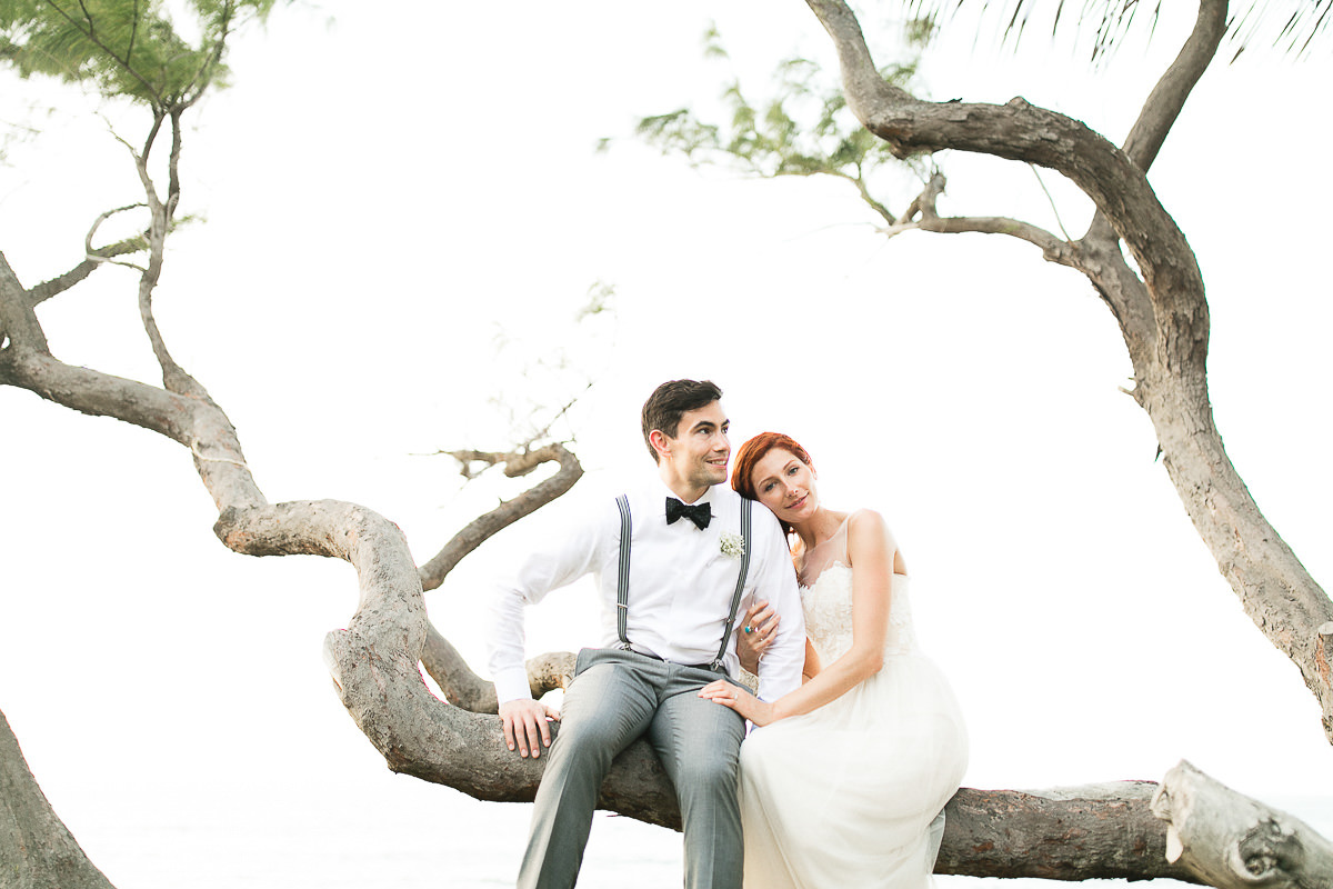 bride and groom pigeon island wedding st.lucia