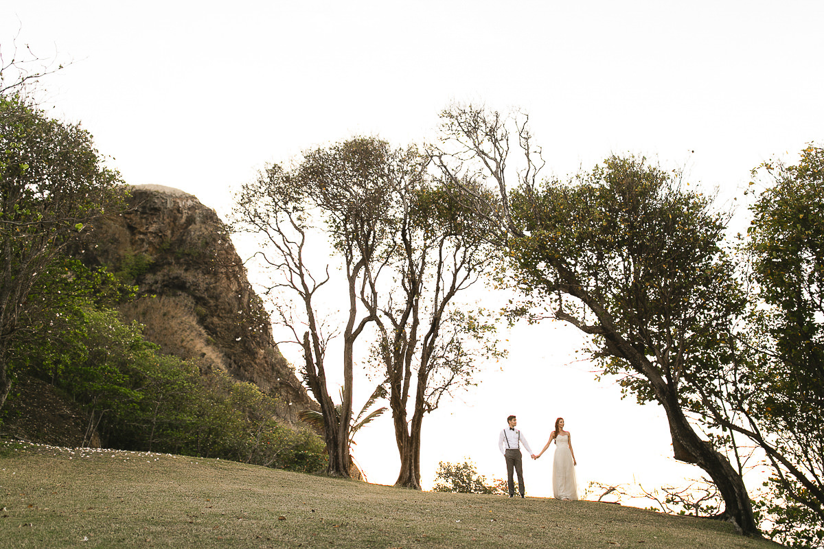 wedding on pigeon island