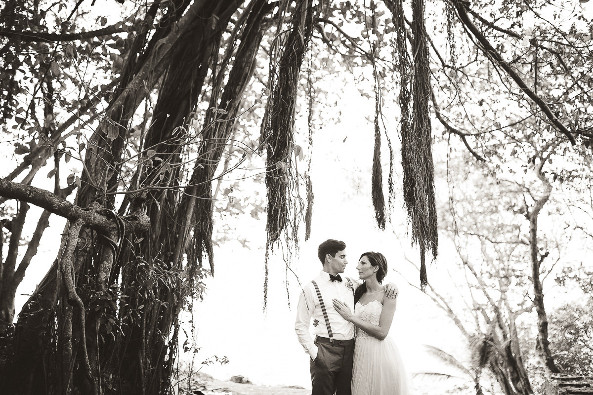 wedding on pigeon island