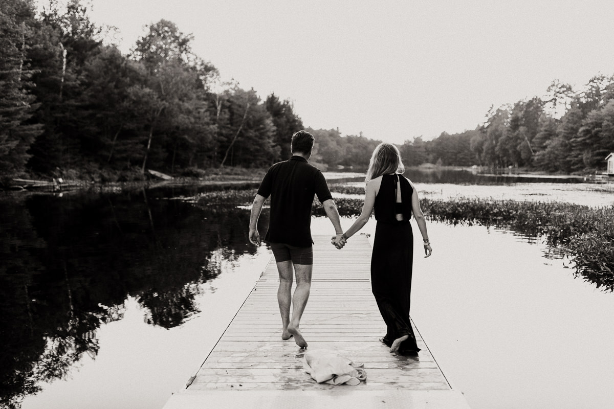 swimming engagement session