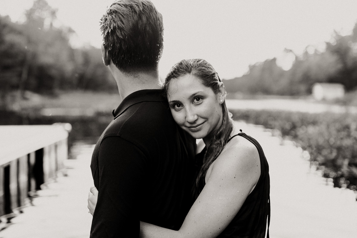 swimming engagement photographer