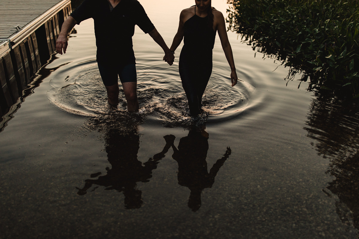 lake couples photography