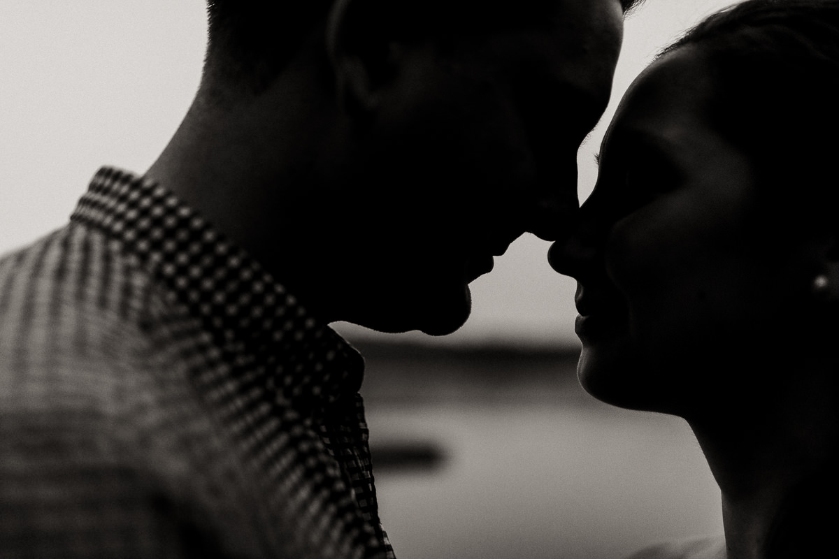 sunset dock couples photos