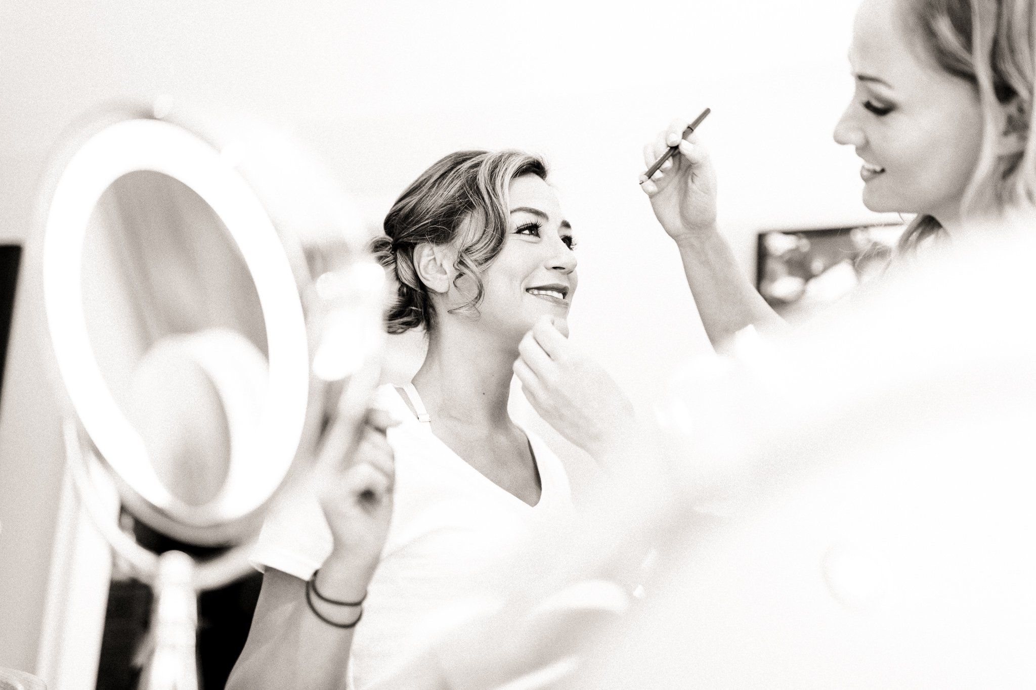 bride getting ready peterborough