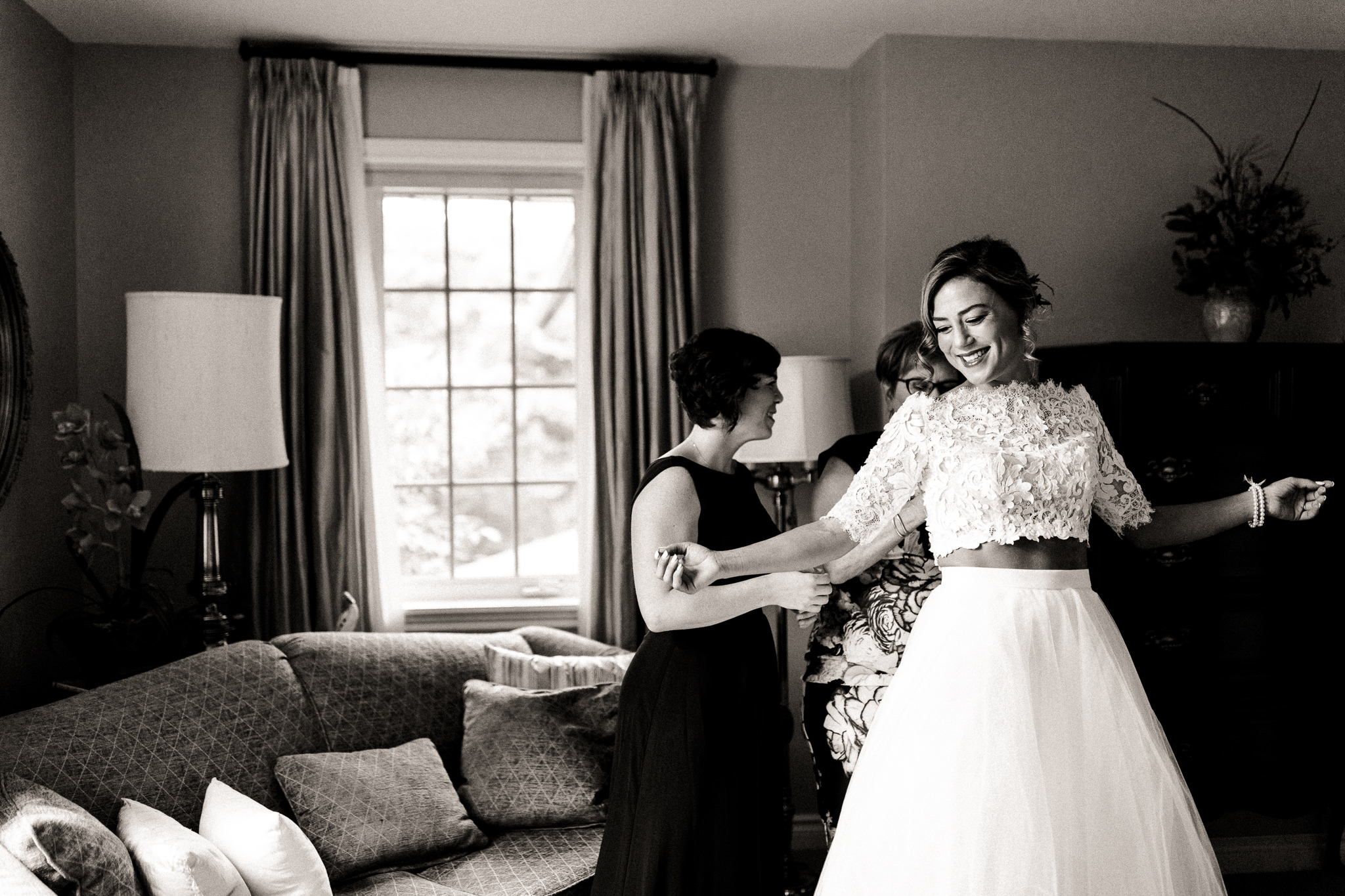 bride getting ready peterborough