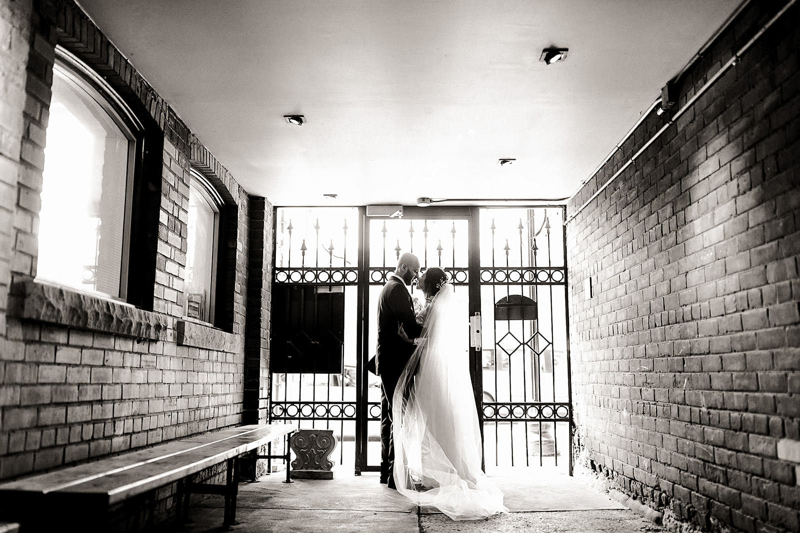 Bridal portraits at Caffino