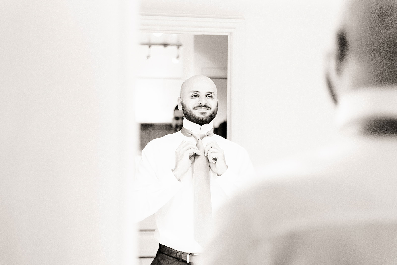 Toronto Wedding Groom getting ready 