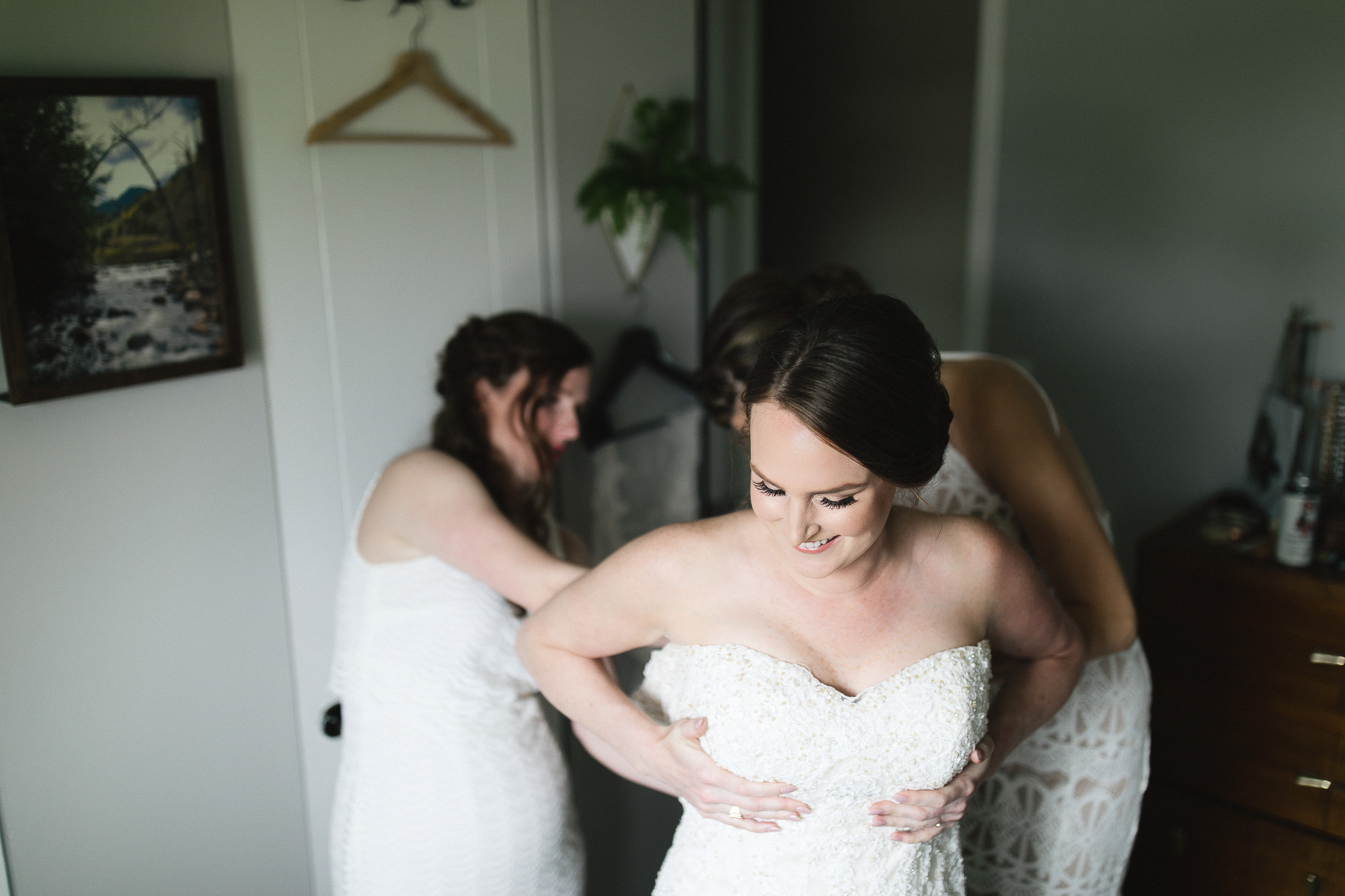 bride getting ready