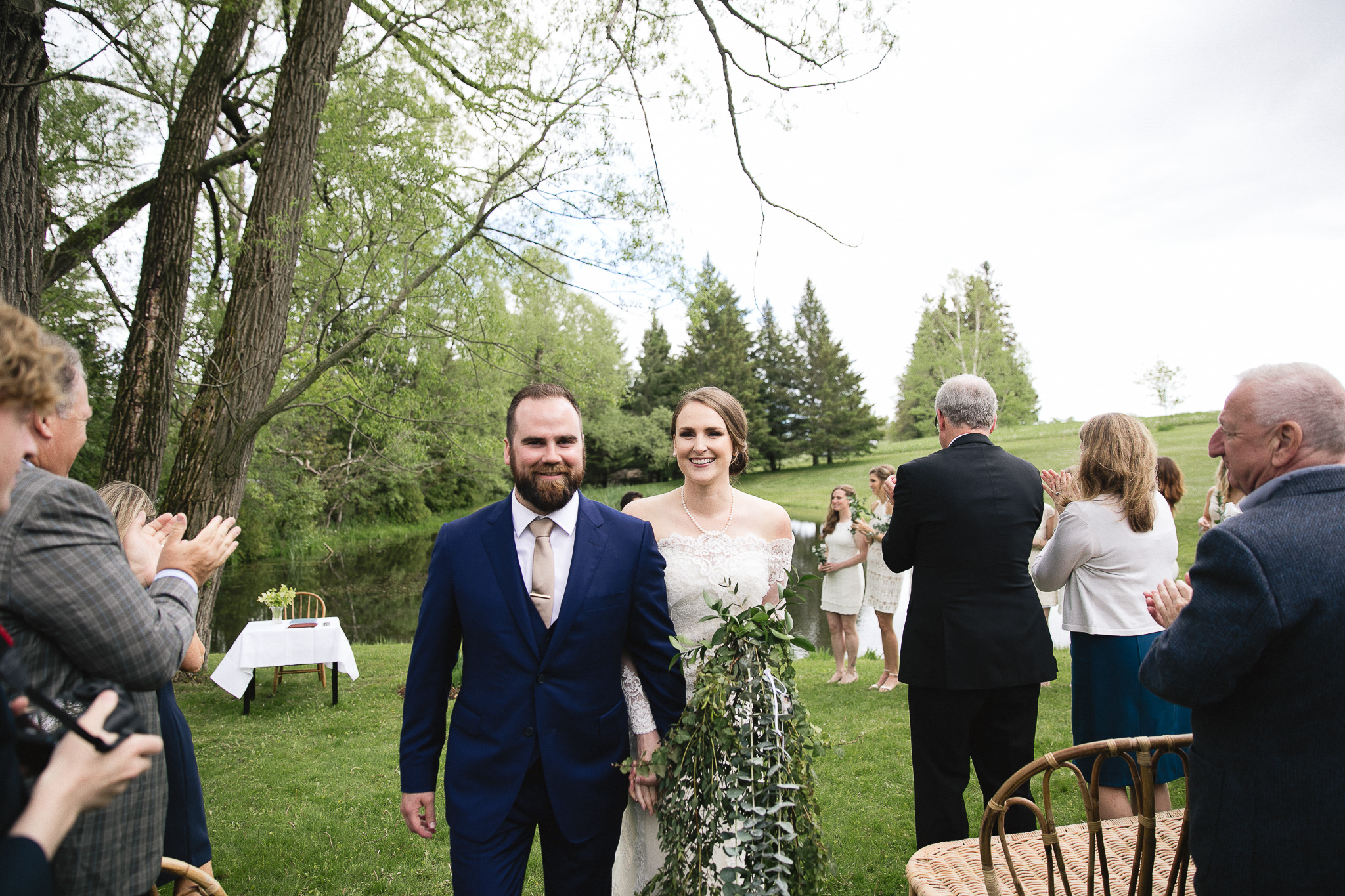 kawartha lakes farm wedding ceremony