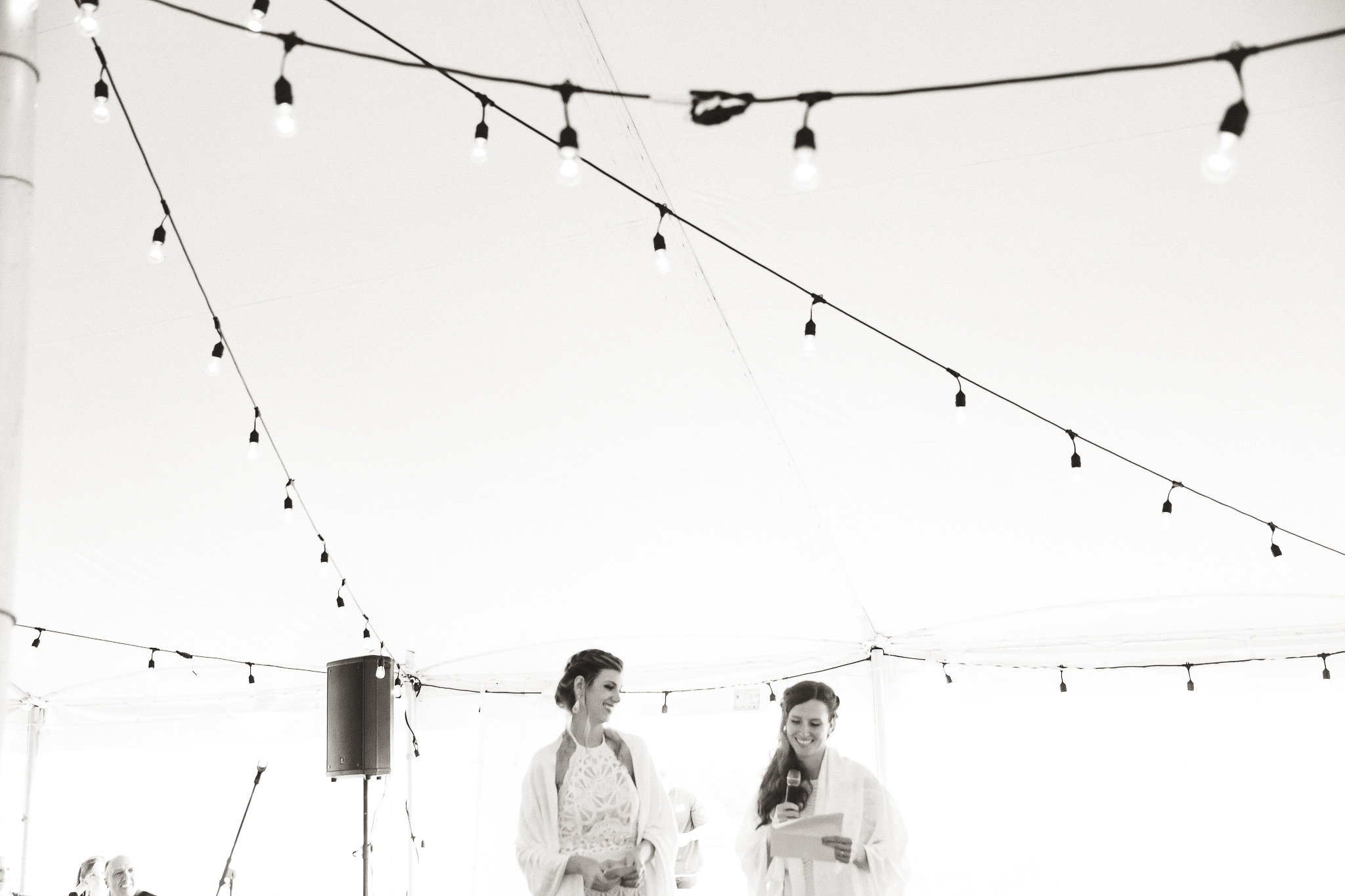 kawartha lakes farm wedding tent reception