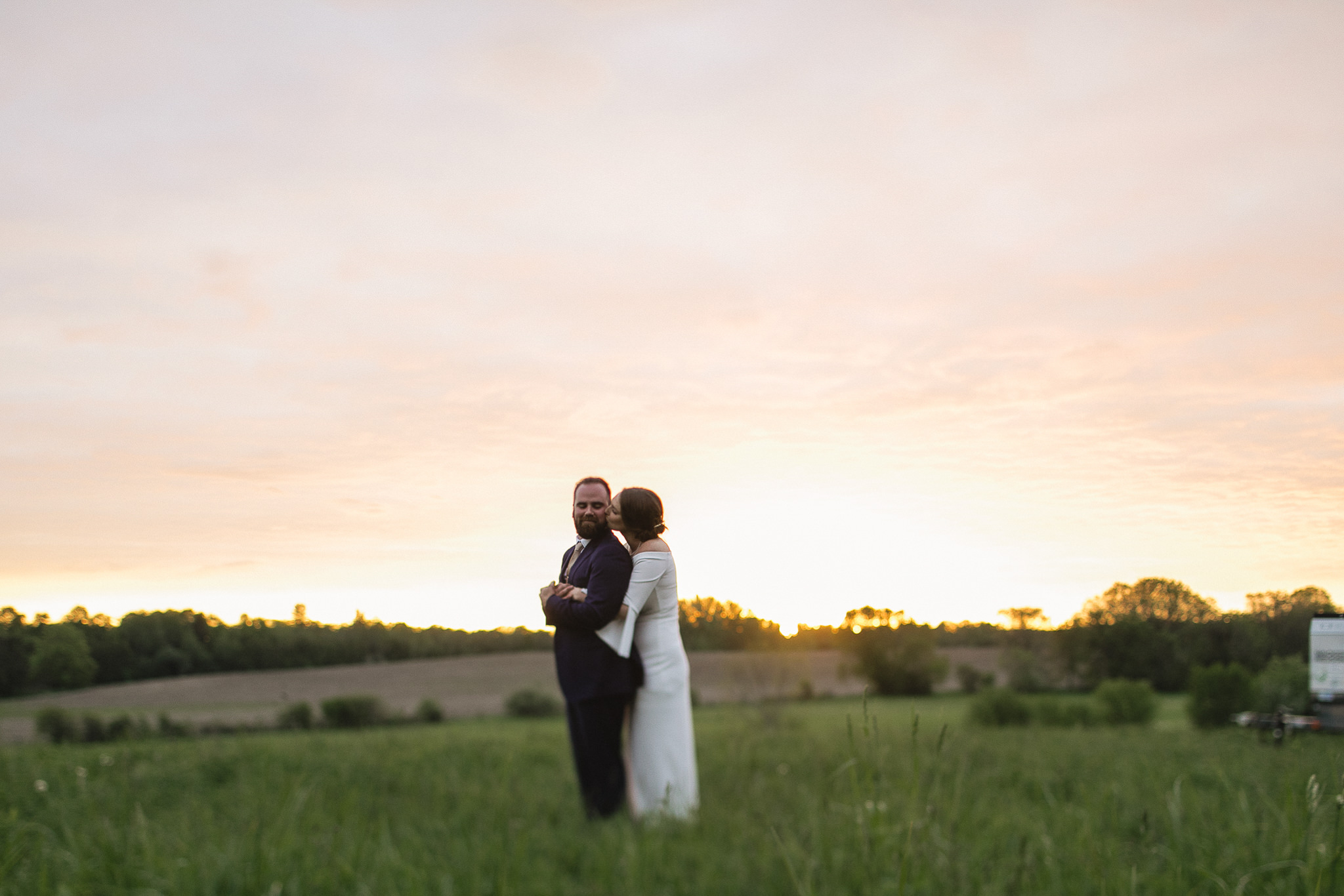 sunset wedding portraits peterborough