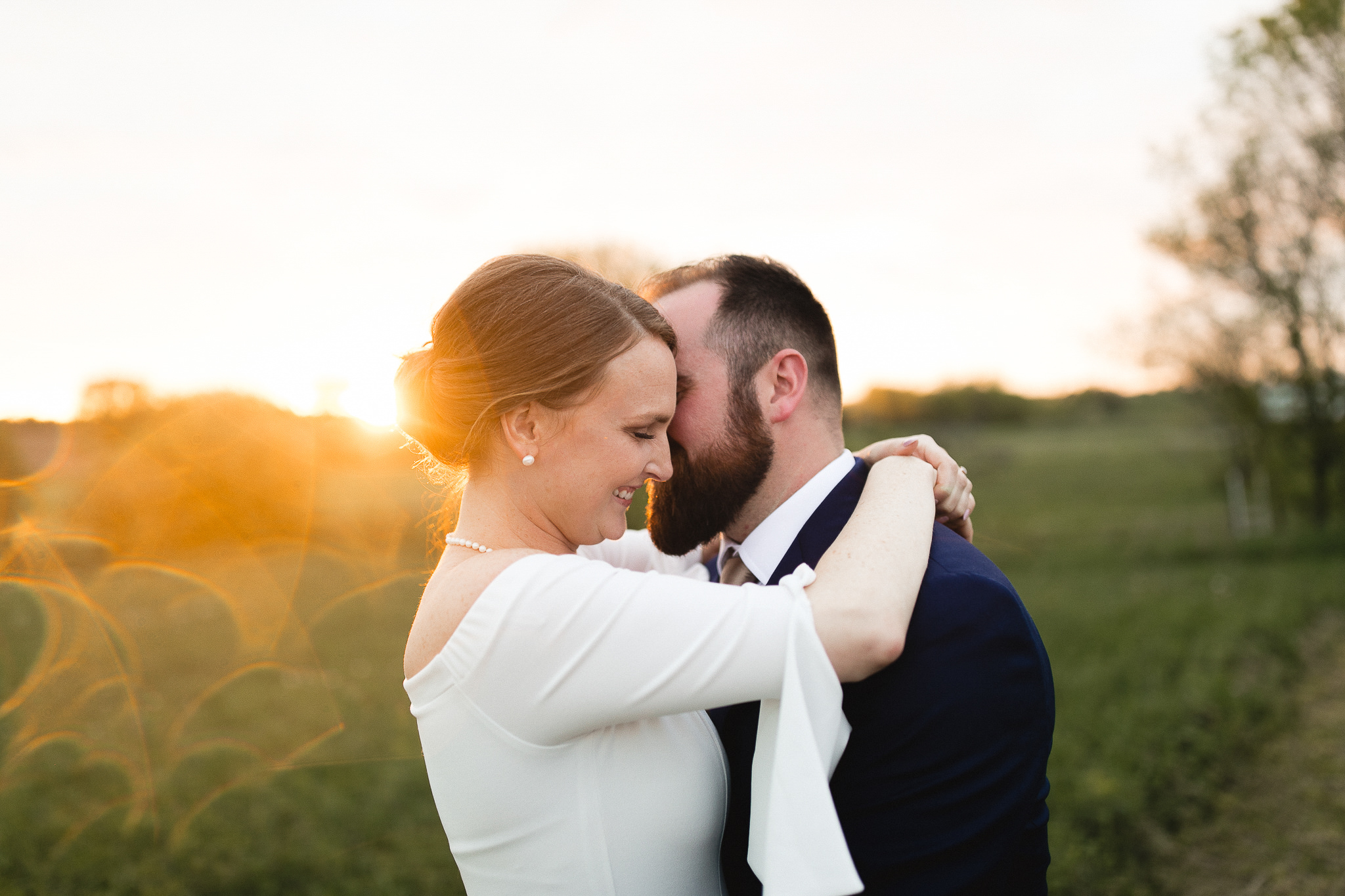 sunset wedding portraits peterborough